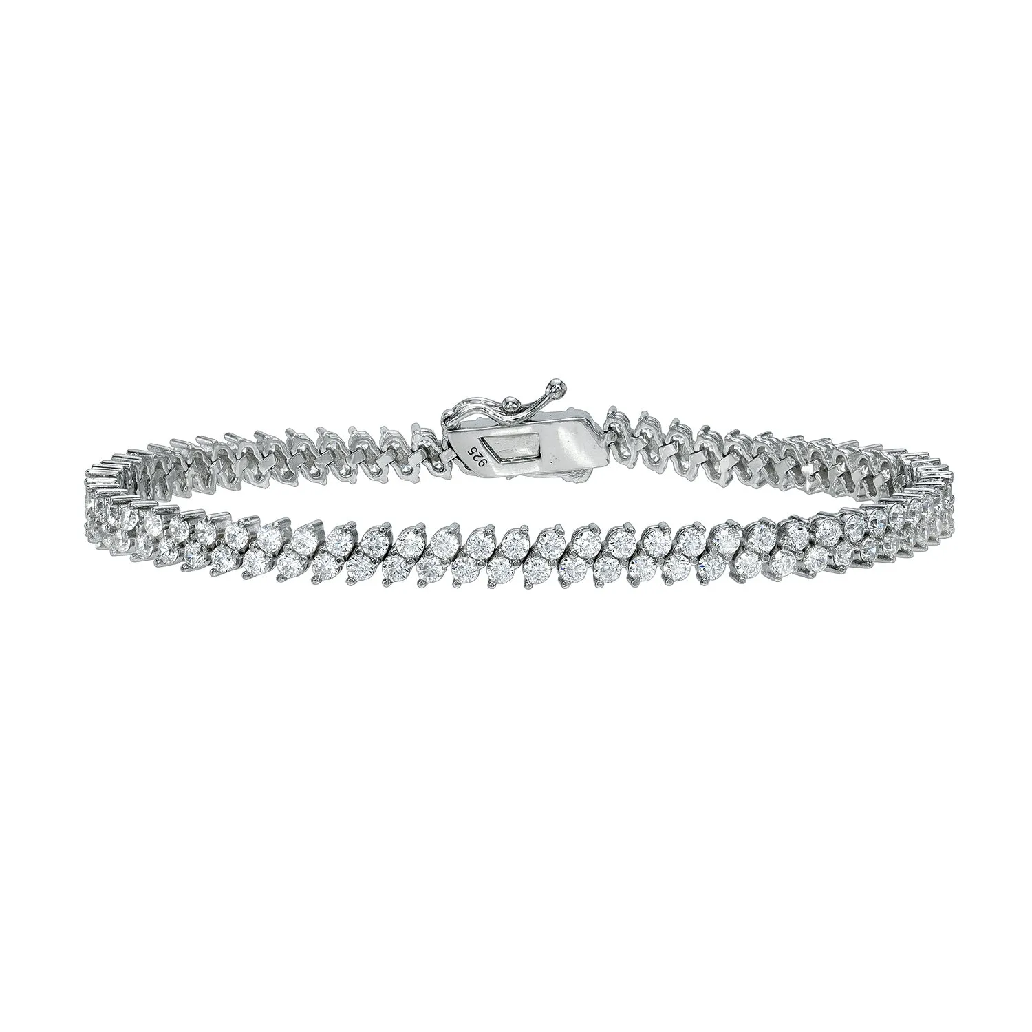 LEAVES LAB DIAMOND TENNIS BRACELET