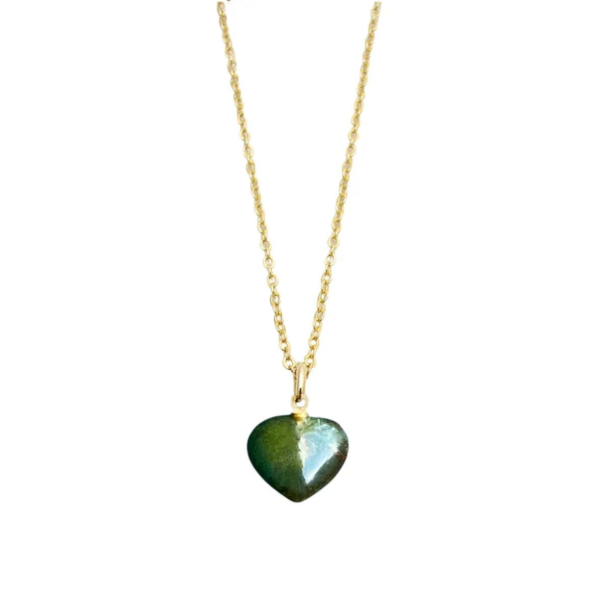 Little Jade Heart Necklace