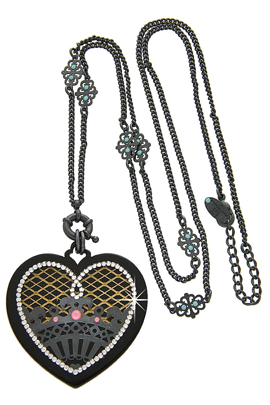 LK DESIGNS LOVE ME Multi Colored Pendant