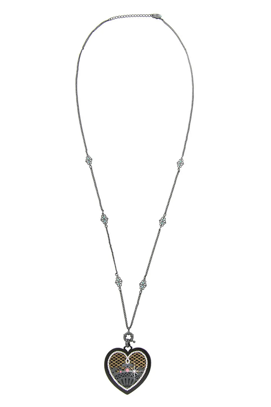 LK DESIGNS LOVE ME Multi Colored Pendant