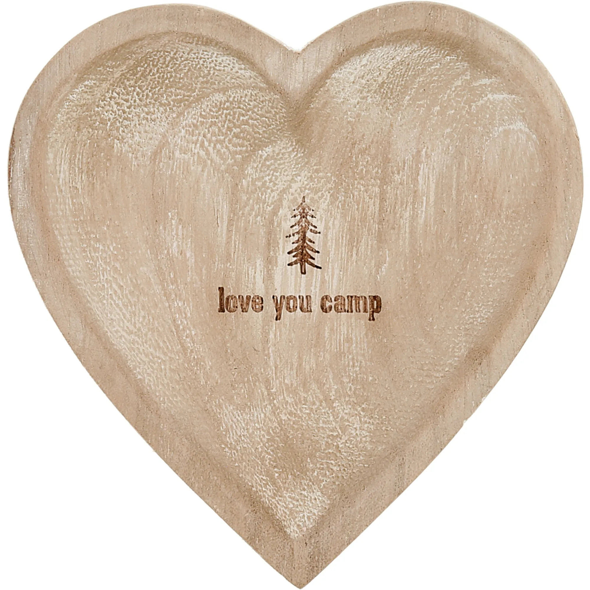 Love You Camp 4" Wood Keepsake Dish