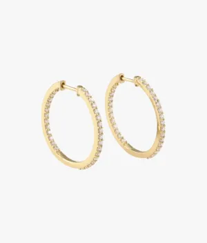 Luxe Hoop Studs (19mm)