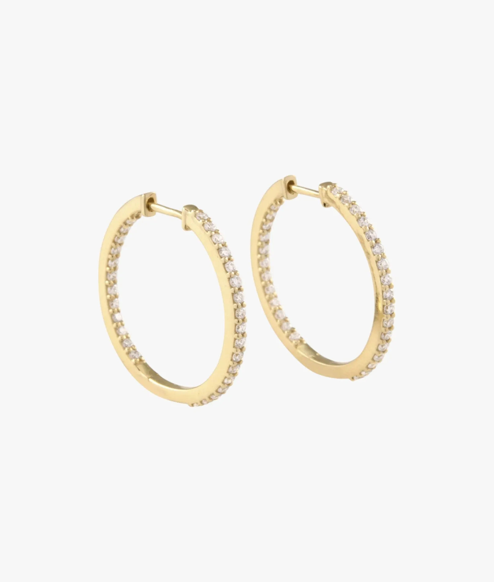Luxe Hoop Studs (19mm)