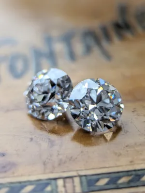 MADE TO ORDER 5CTW Lab grown OEC diamond studs 14k mount included.