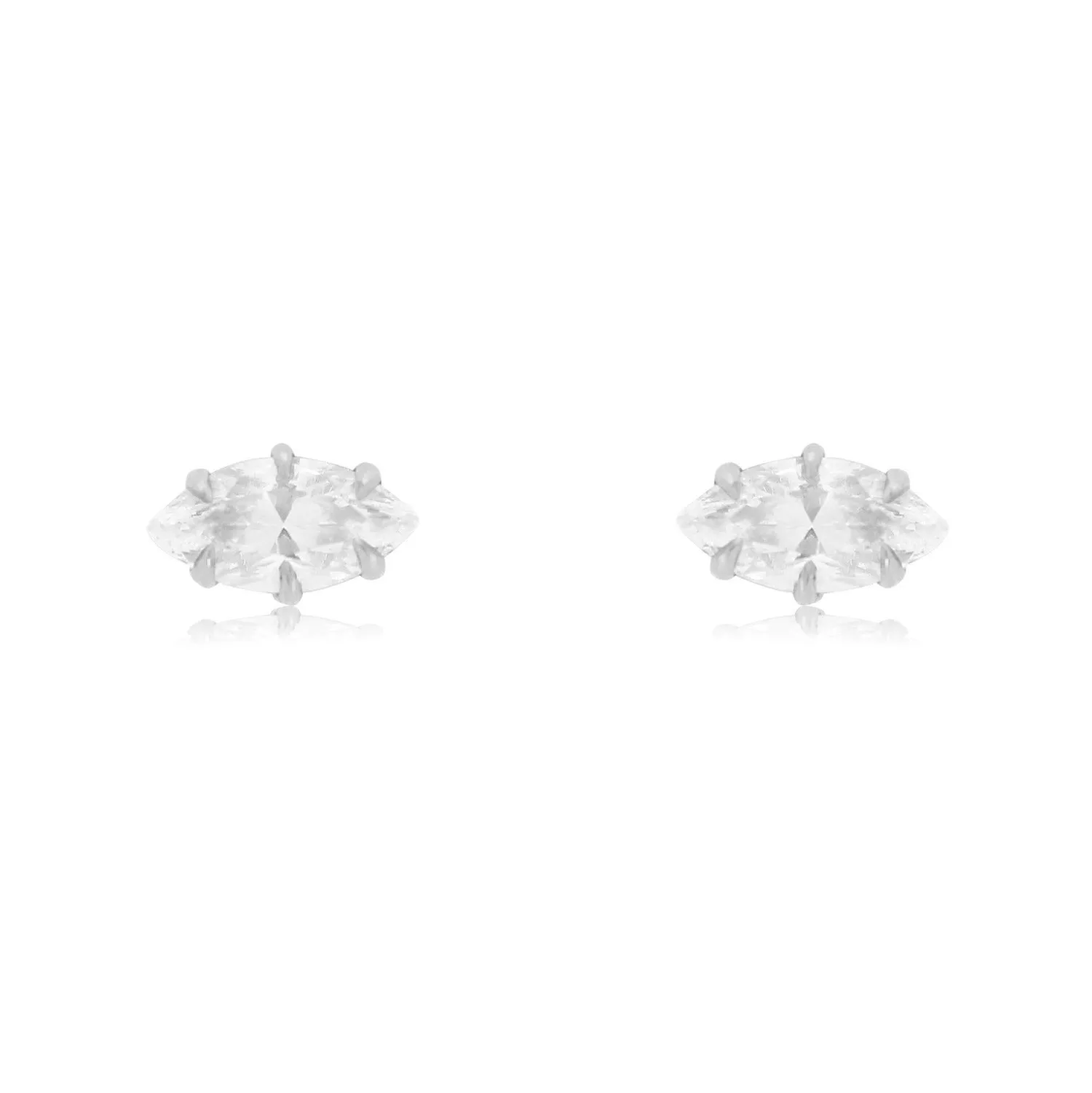 Marquise Diamond Stud Earrings