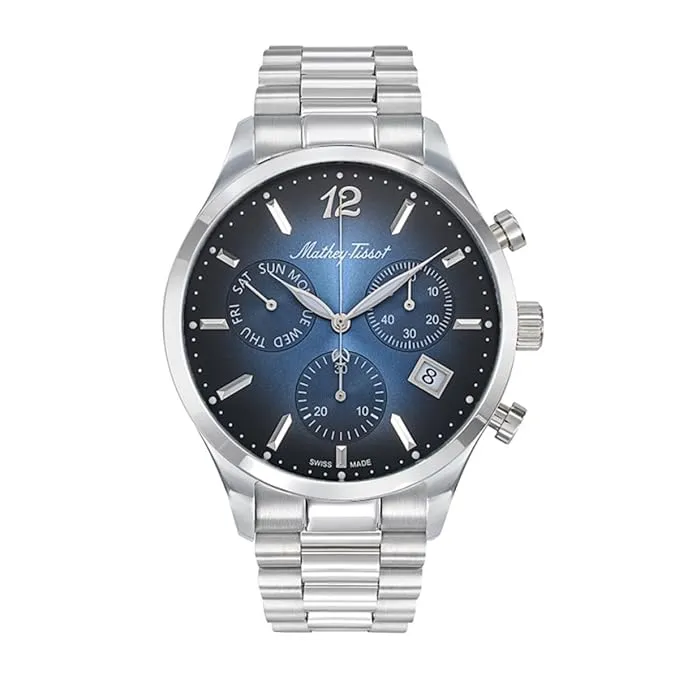 Mathey-Tissot Analog Blue Dial Men's Watch-H411CHABU