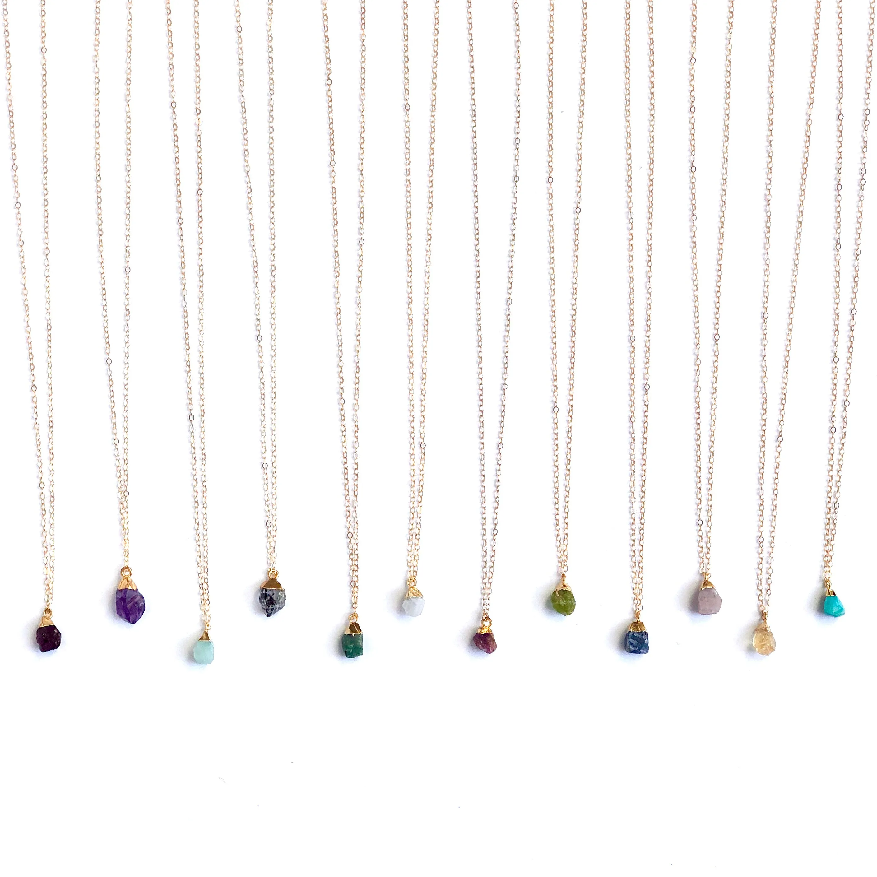 May Birthstone Necklace (Emerald)