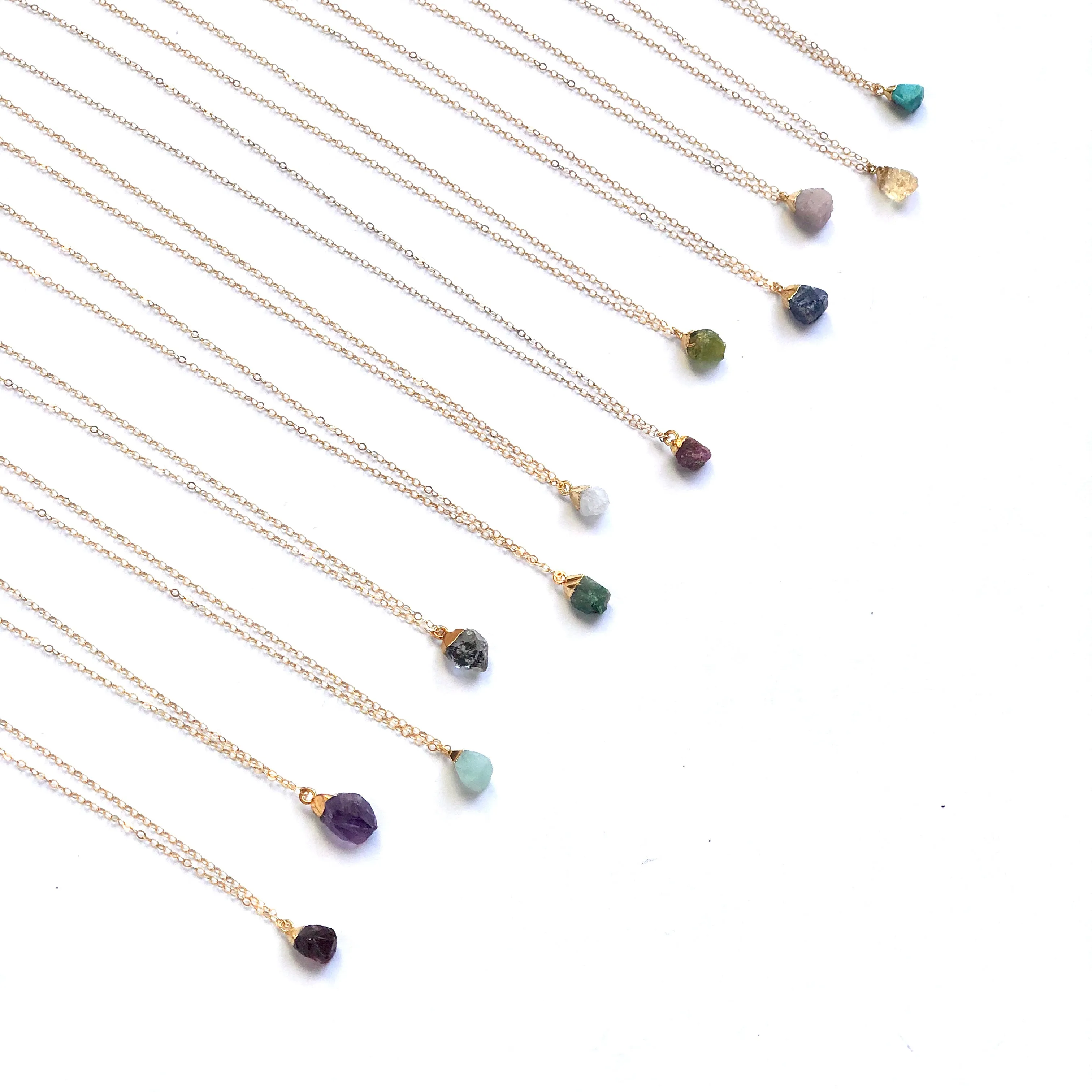 May Birthstone Necklace (Emerald)