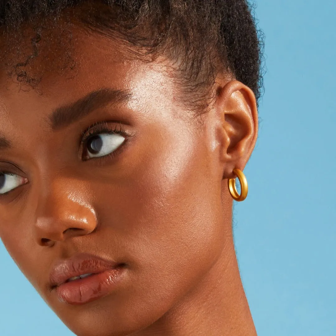 Medium Dome Hoop Earrings