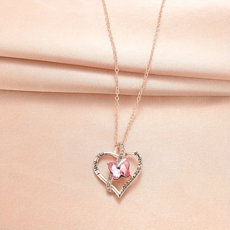 Men's Heart Pendant Necklace Delicate Heart Shaped Necklace