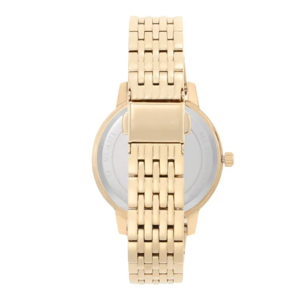 Michael Kors Melissa Gold Stainless Steel Gold Dial Quartz Watch for Ladies - MK4371