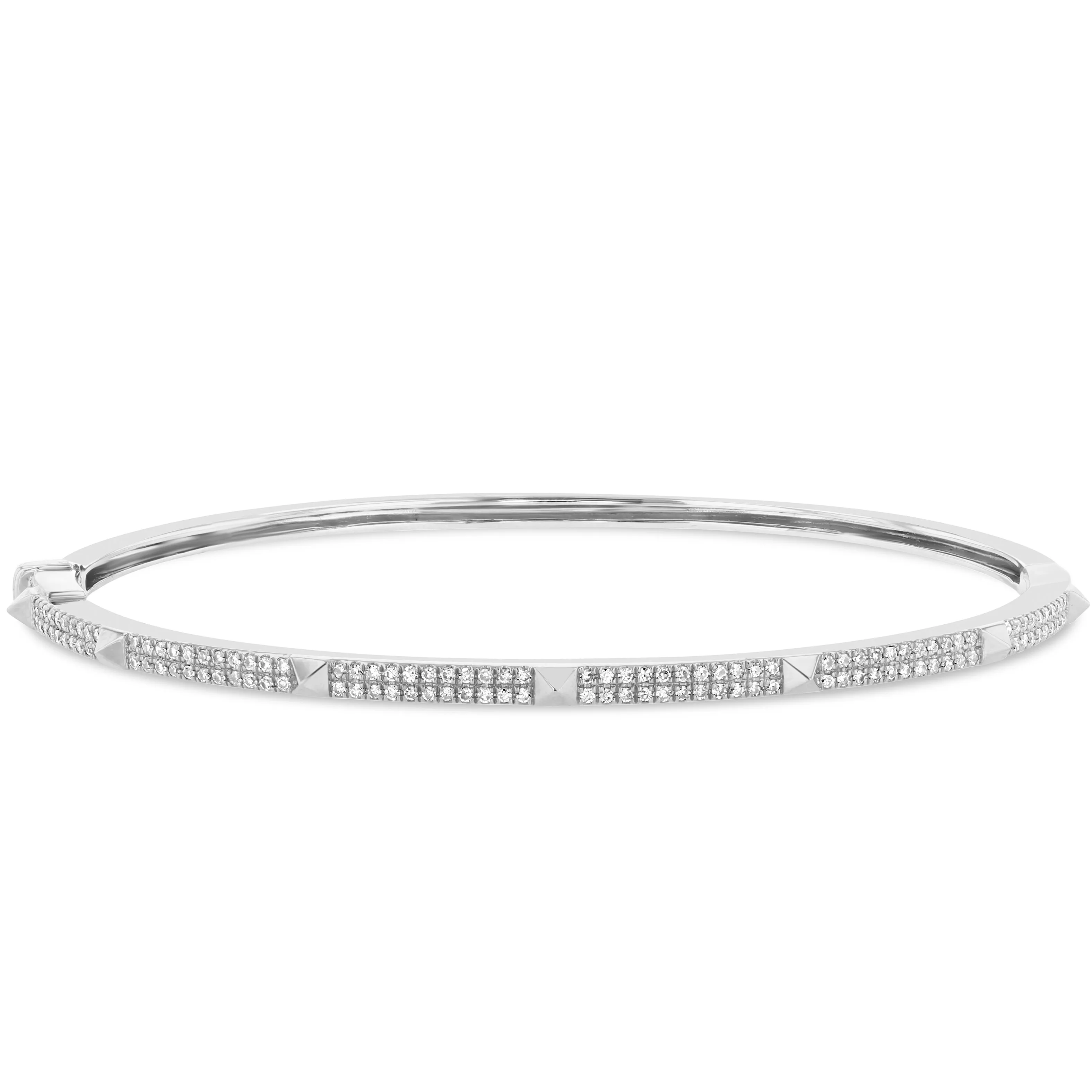 Mini Spike Diamond  Bangle