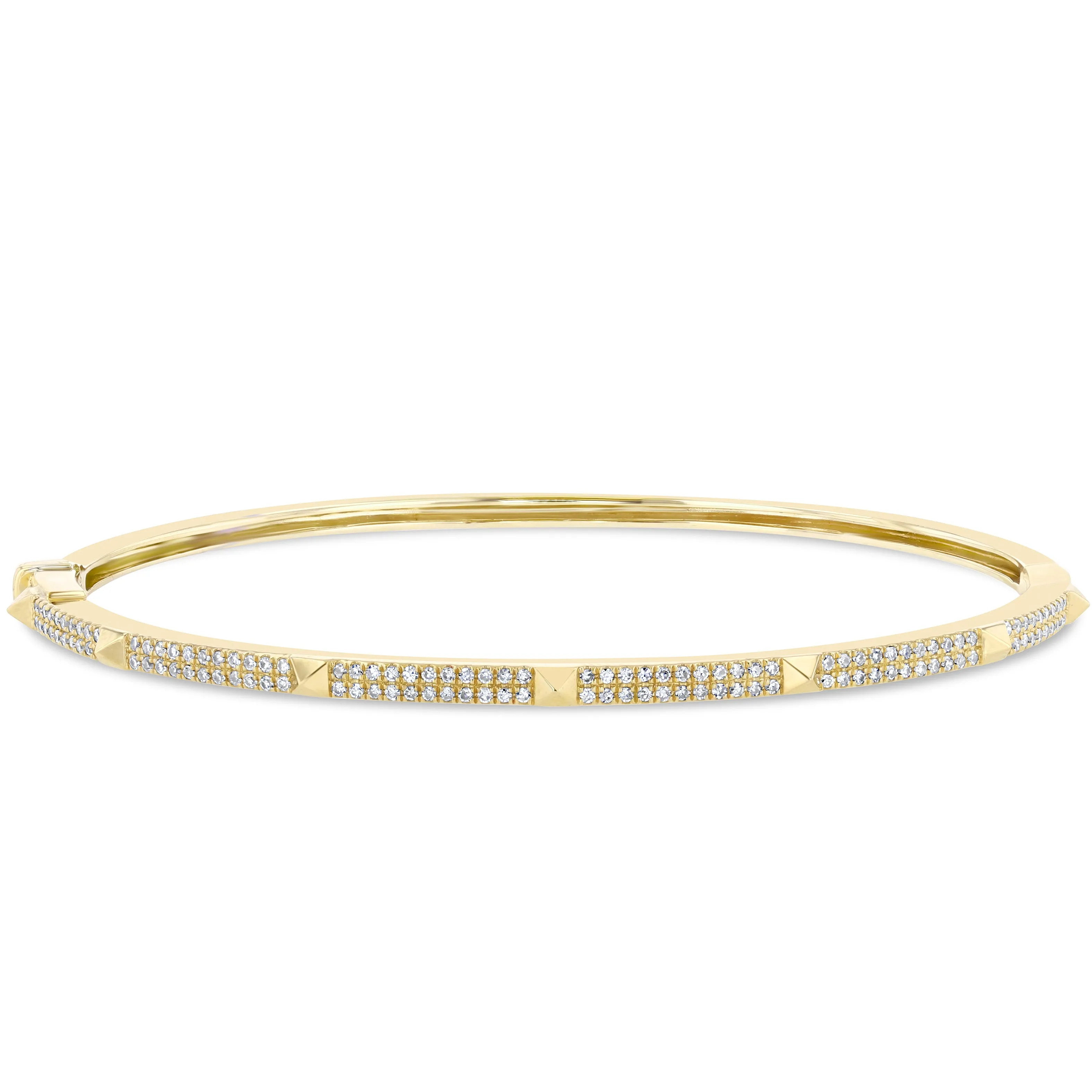 Mini Spike Diamond  Bangle