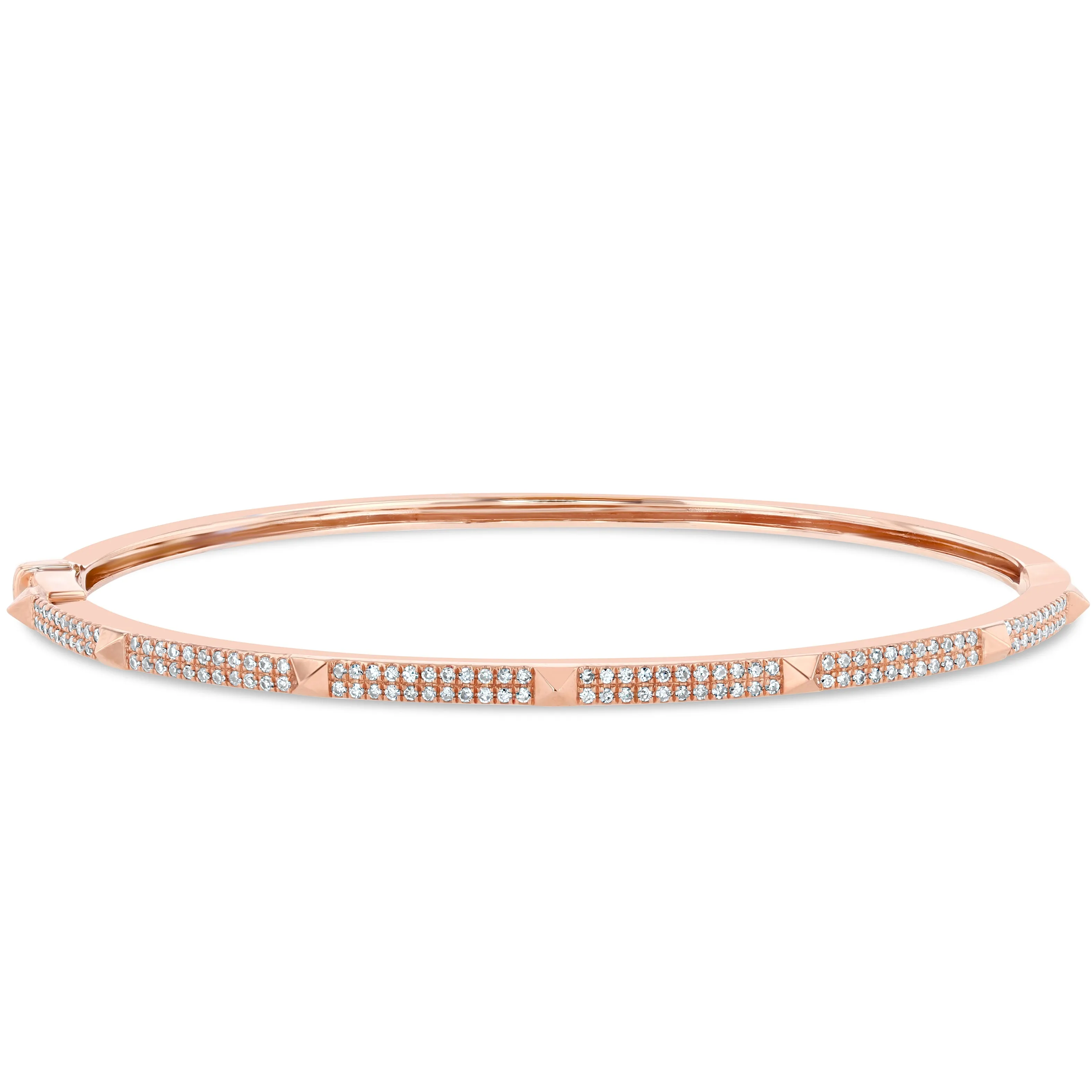 Mini Spike Diamond  Bangle