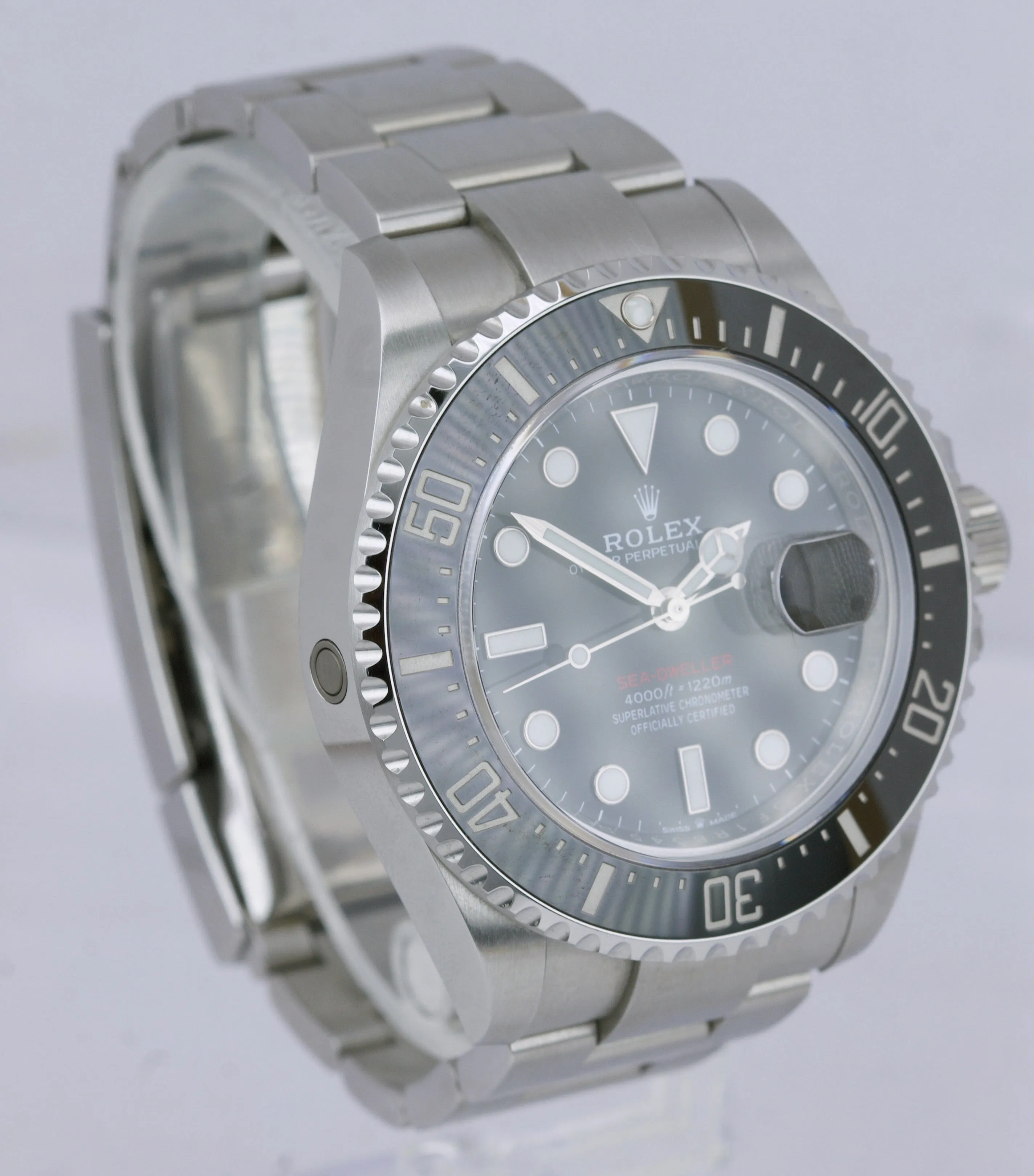 MINT 2018 Rolex Red Sea-Dweller 43mm Mark II 50th Anniversary Steel 126600 Watch