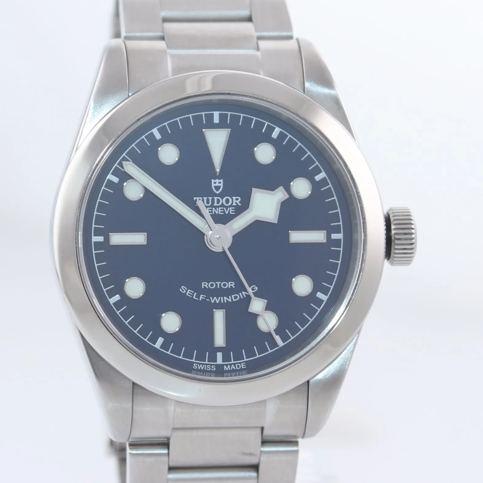 MINT PAPERS 2018 Tudor Black Bay 36 Steel Blue Automatic Watch 79500 36mm