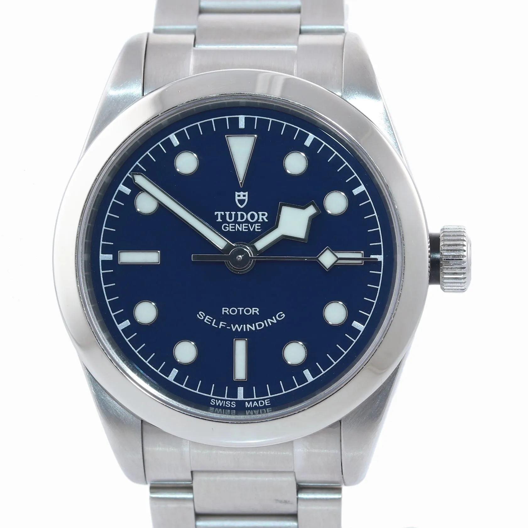 MINT PAPERS 2018 Tudor Black Bay 36 Steel Blue Automatic Watch 79500 36mm