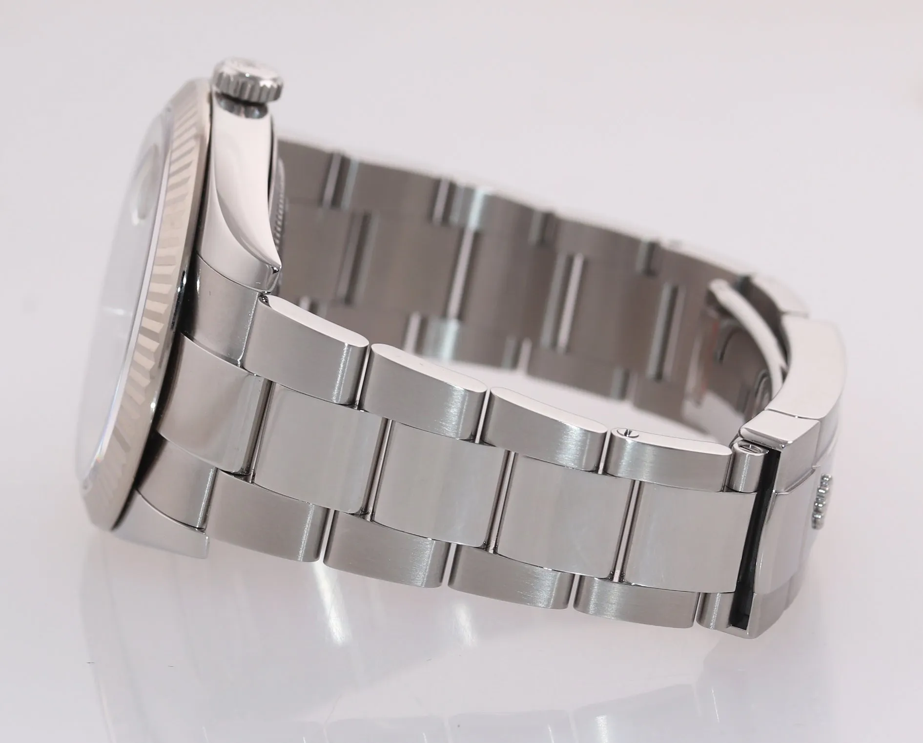 MINT PAPERS Rolex DateJust 41 Rhodium Grey Stick Oyster Fluted 126334 Watch Box