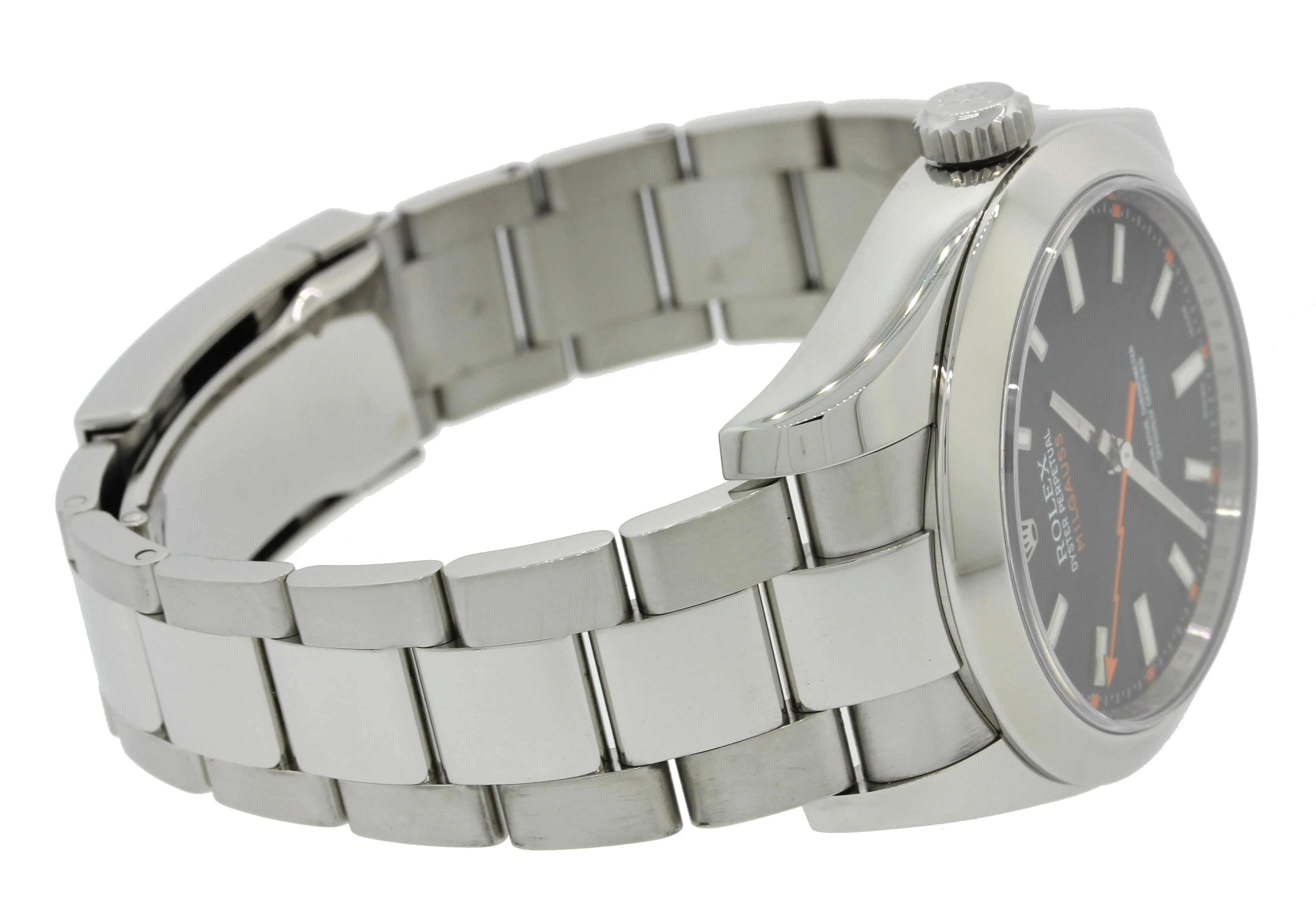 MINT PAPERS Rolex Milgauss Black 116400 Steel 40mm Antimagnetic Watch Box