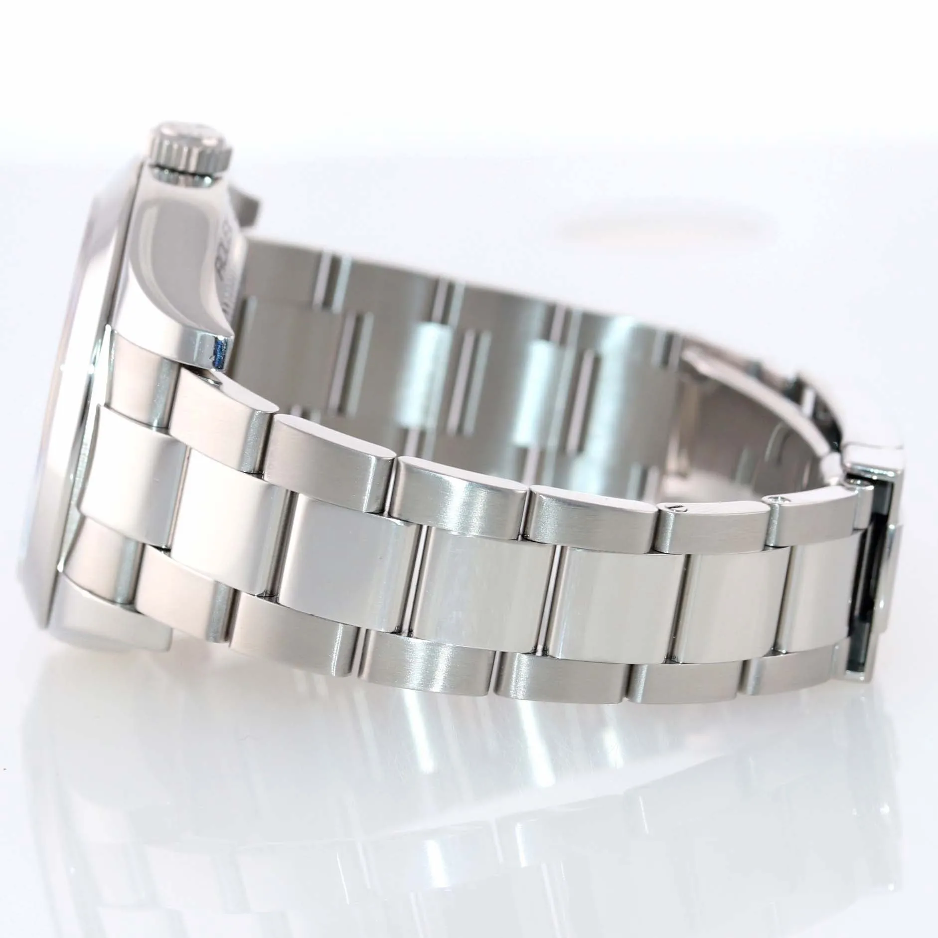 MINT Rolex Milgauss 116400 White Orange 40mm Steel Anti-Magnetic Watch