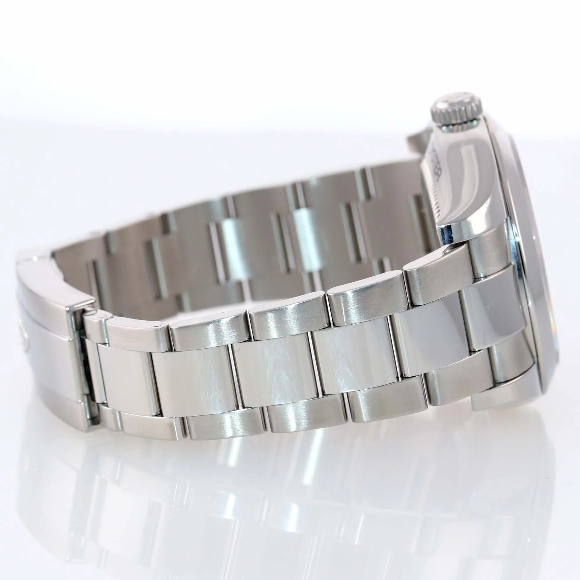 MINT Rolex Milgauss 116400 White Orange 40mm Steel Anti-Magnetic Watch
