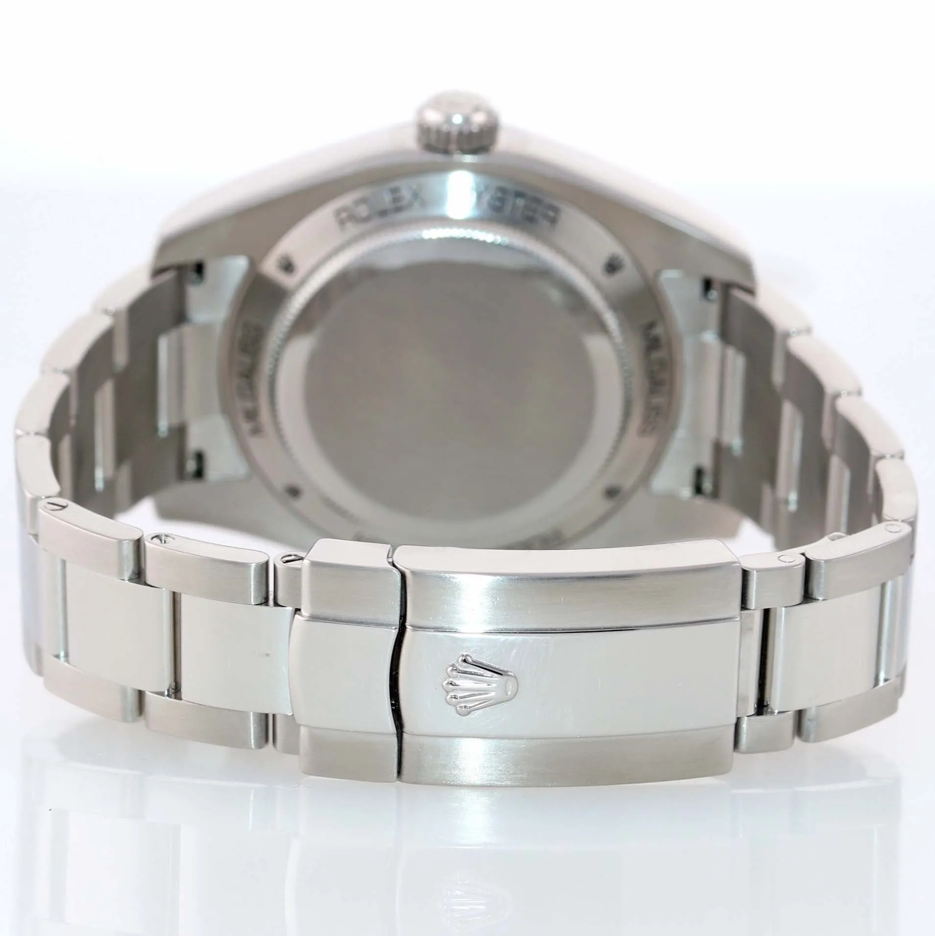 MINT Rolex Milgauss 116400 White Orange 40mm Steel Anti-Magnetic Watch
