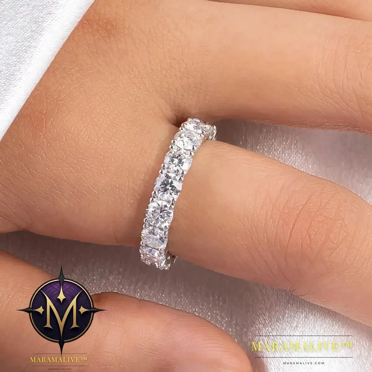 Moissanite Eternity Rings - The Perfect Band Choice