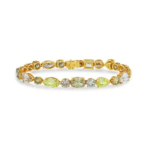 Multi-Color Diamond Bracelet (21.04 tcw)