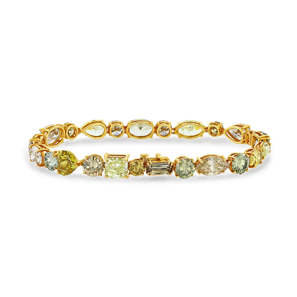 Multi-Color Diamond Bracelet (21.04 tcw)