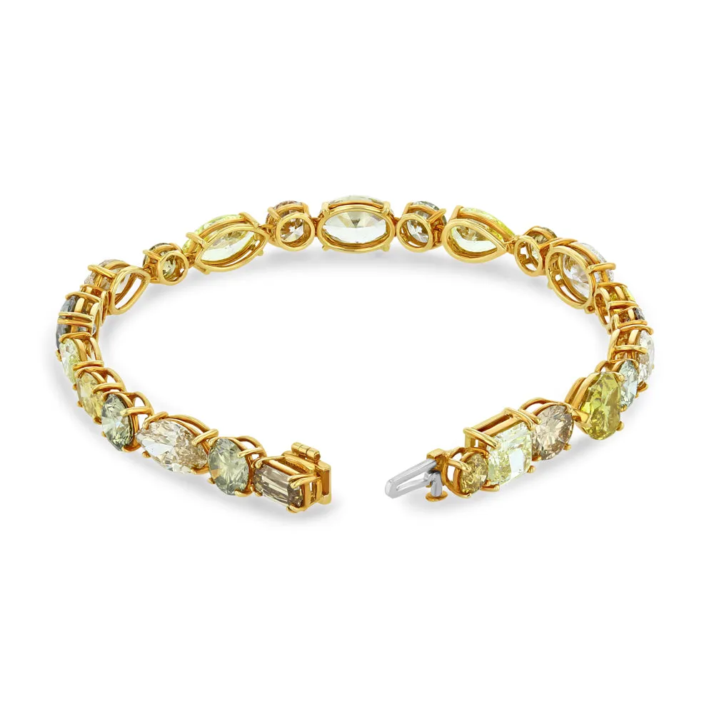 Multi-Color Diamond Bracelet (21.04 tcw)