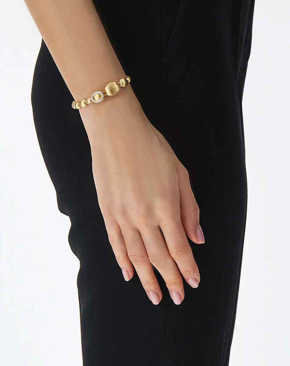 Nanis 18k Yellow Gold Diamond Bracelet