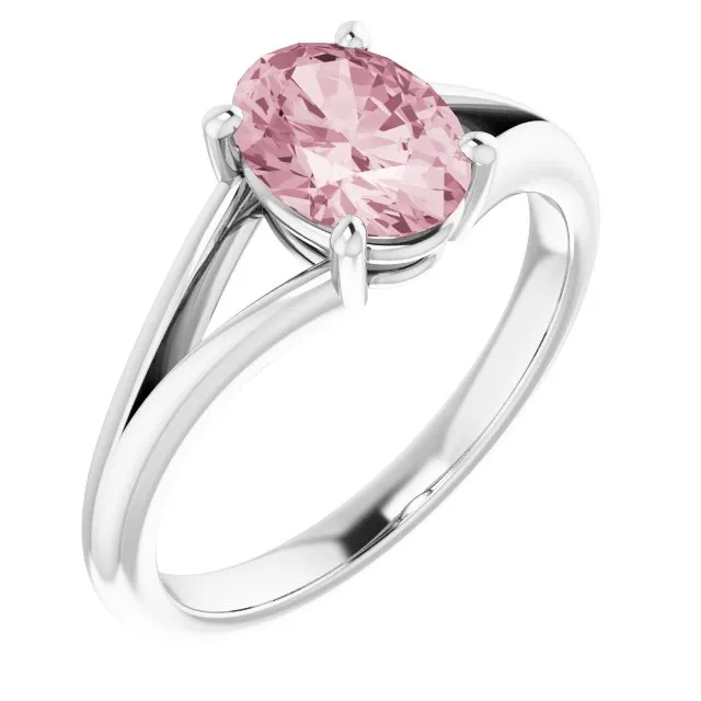 Natural Morganite Ring