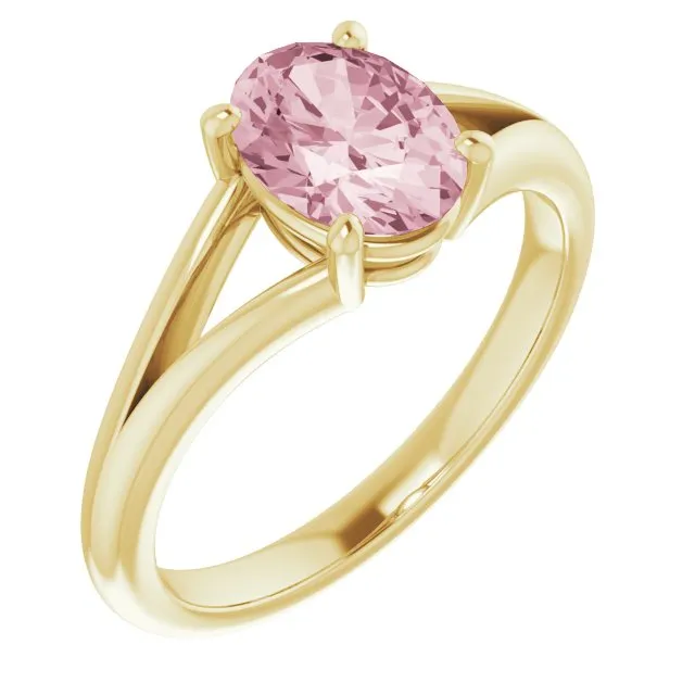 Natural Morganite Ring