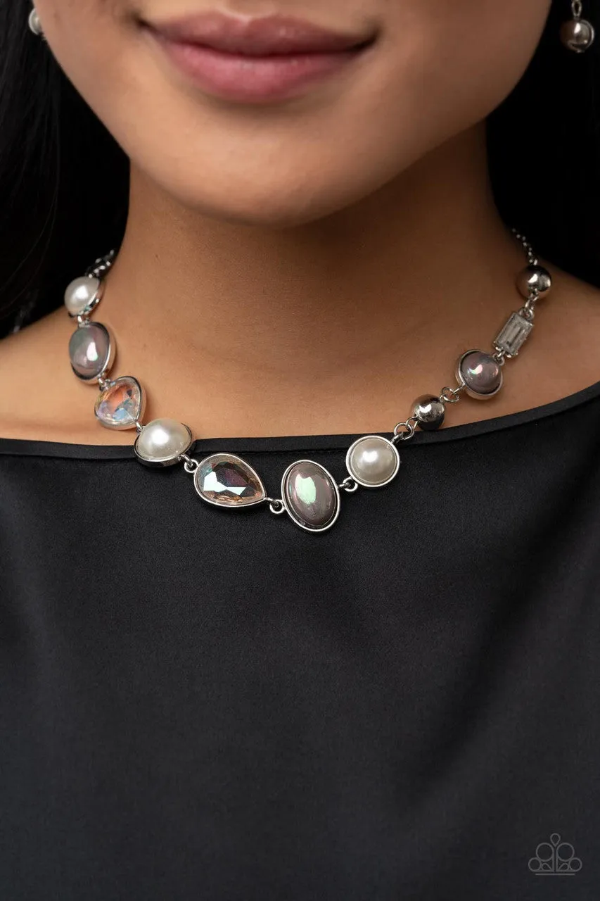Nautical Nirvana Silver Paparazzi Necklace
