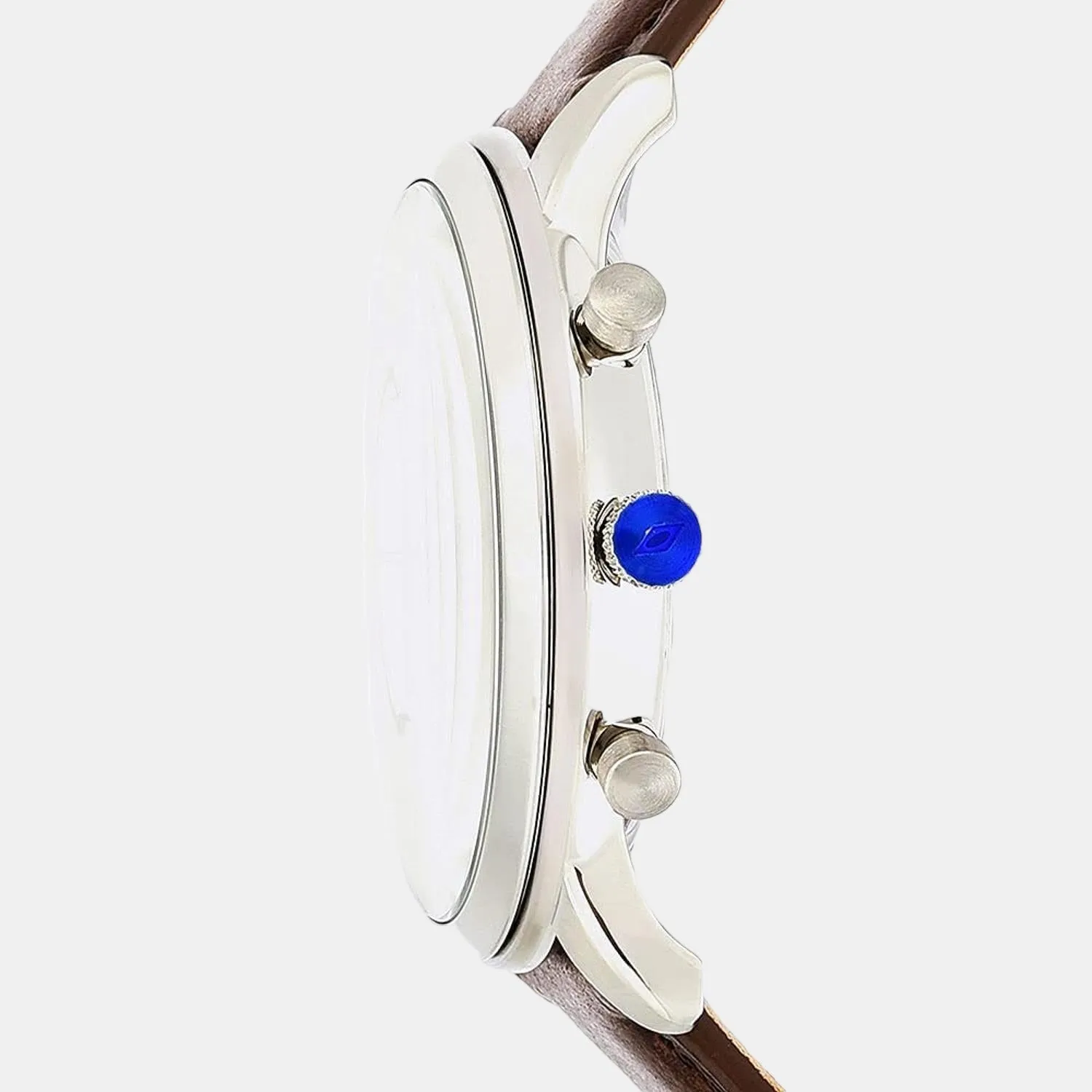 Neutra Men Quartz Cream Dial Chronograph Leather Watch FS5380