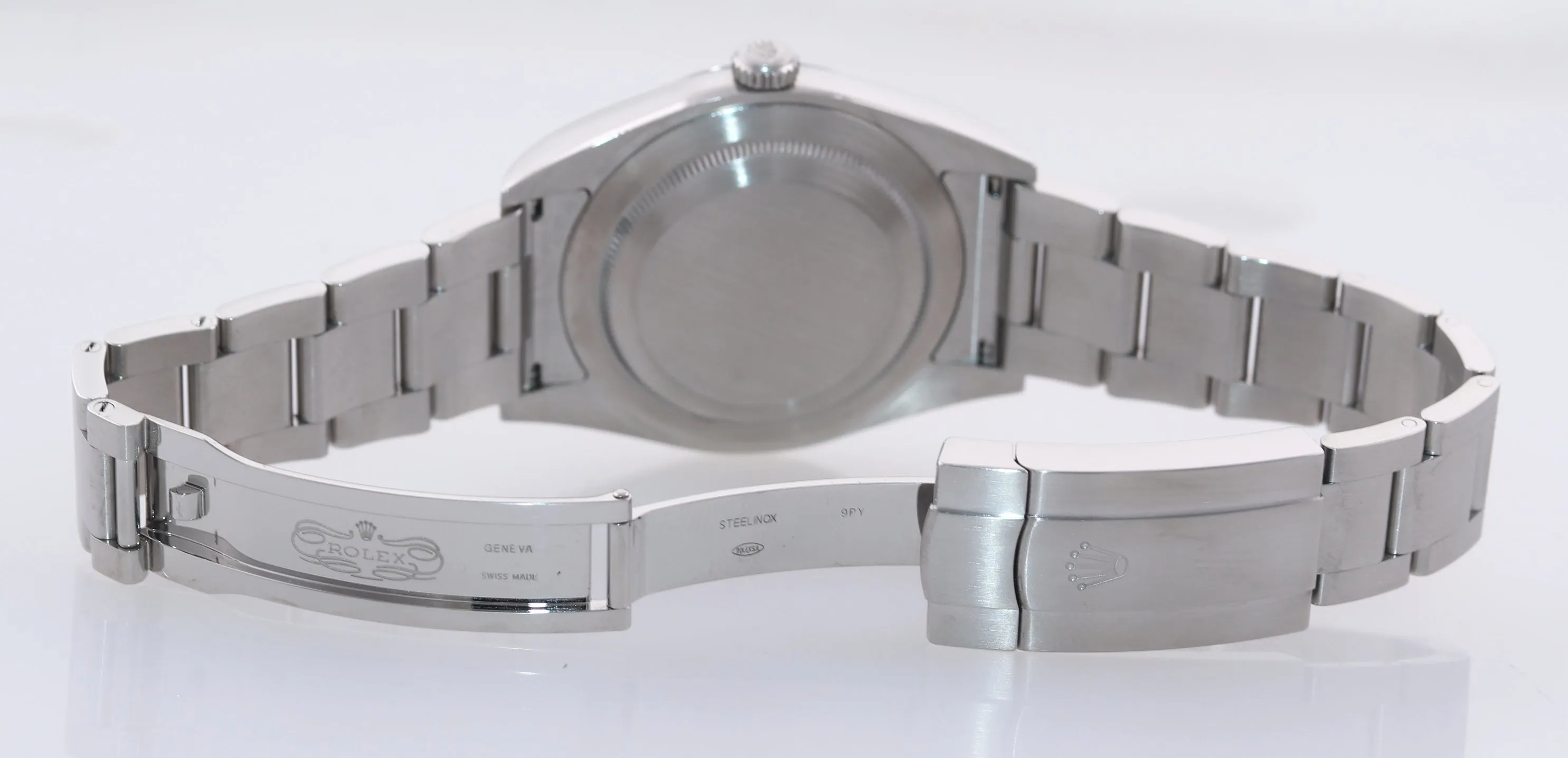 NEW 2019 PAPERS Rolex Oyster Perpetual Steel 39mm White Dial 114300 Watch Box