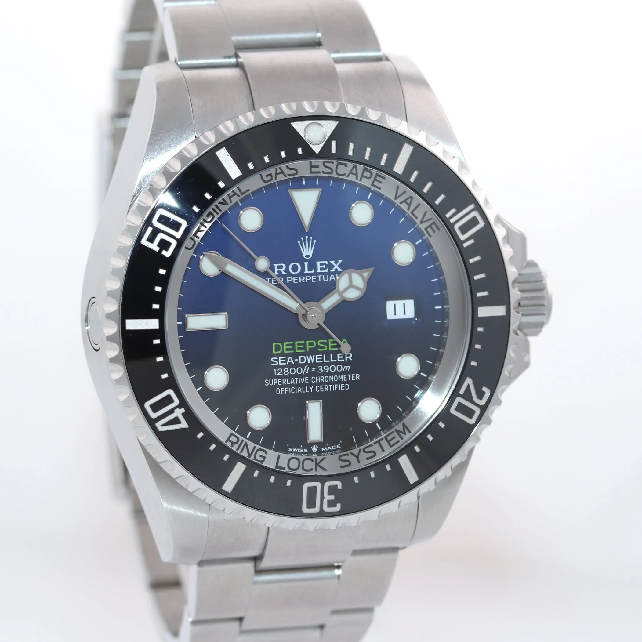NEW 2020 PAPERS Rolex Sea-Dweller Deepsea Cameron Blue 126660 44mm Watch Box