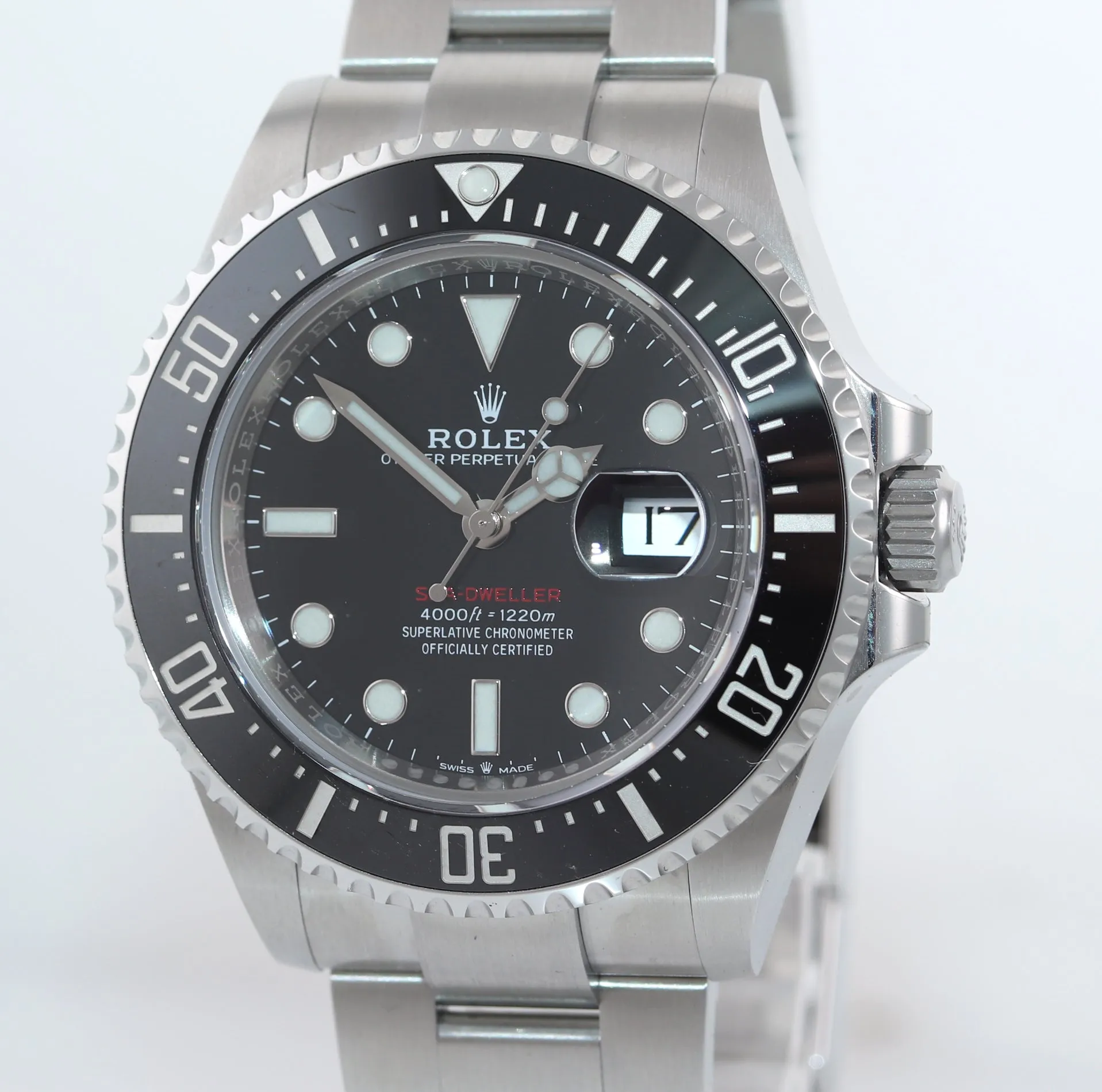NEW CARD 2020 PAPERS Mark II Rolex Red Sea-Dweller 43mm 126600 Steel Watch Box