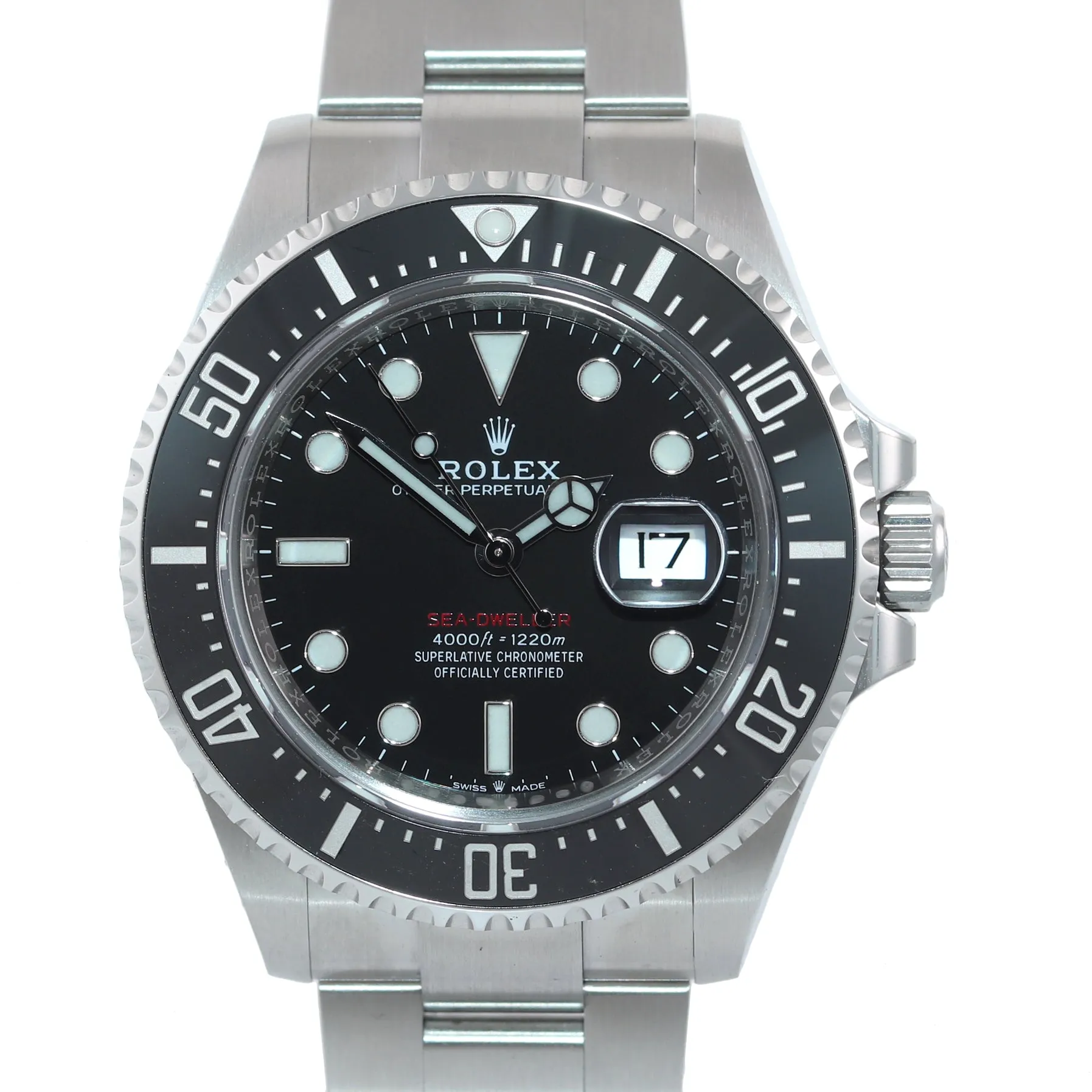 NEW CARD 2020 PAPERS Mark II Rolex Red Sea-Dweller 43mm 126600 Steel Watch Box