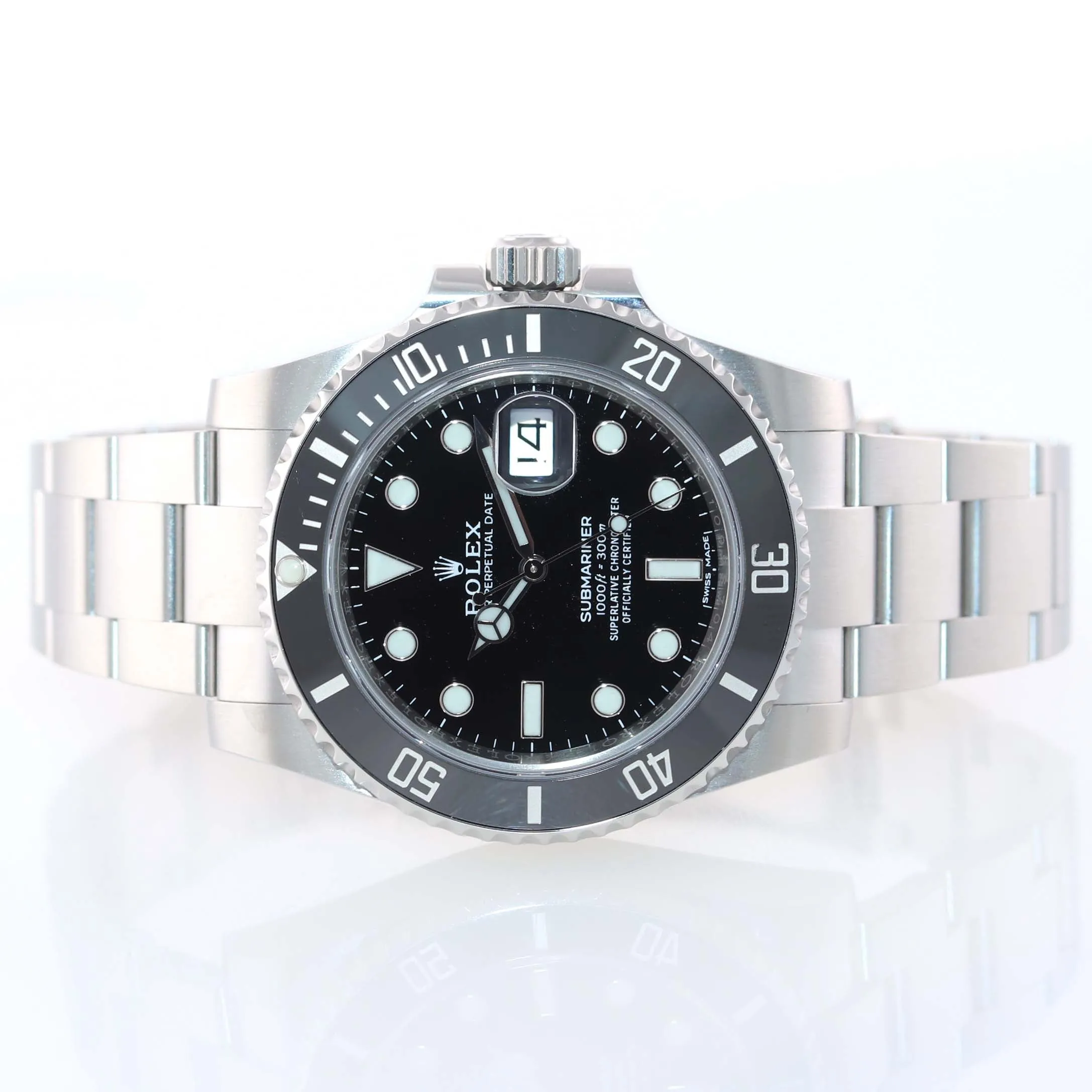 NEW PAPERS 2020 Rolex Submariner 116610 Steel Black Ceramic 40mm Watch Box