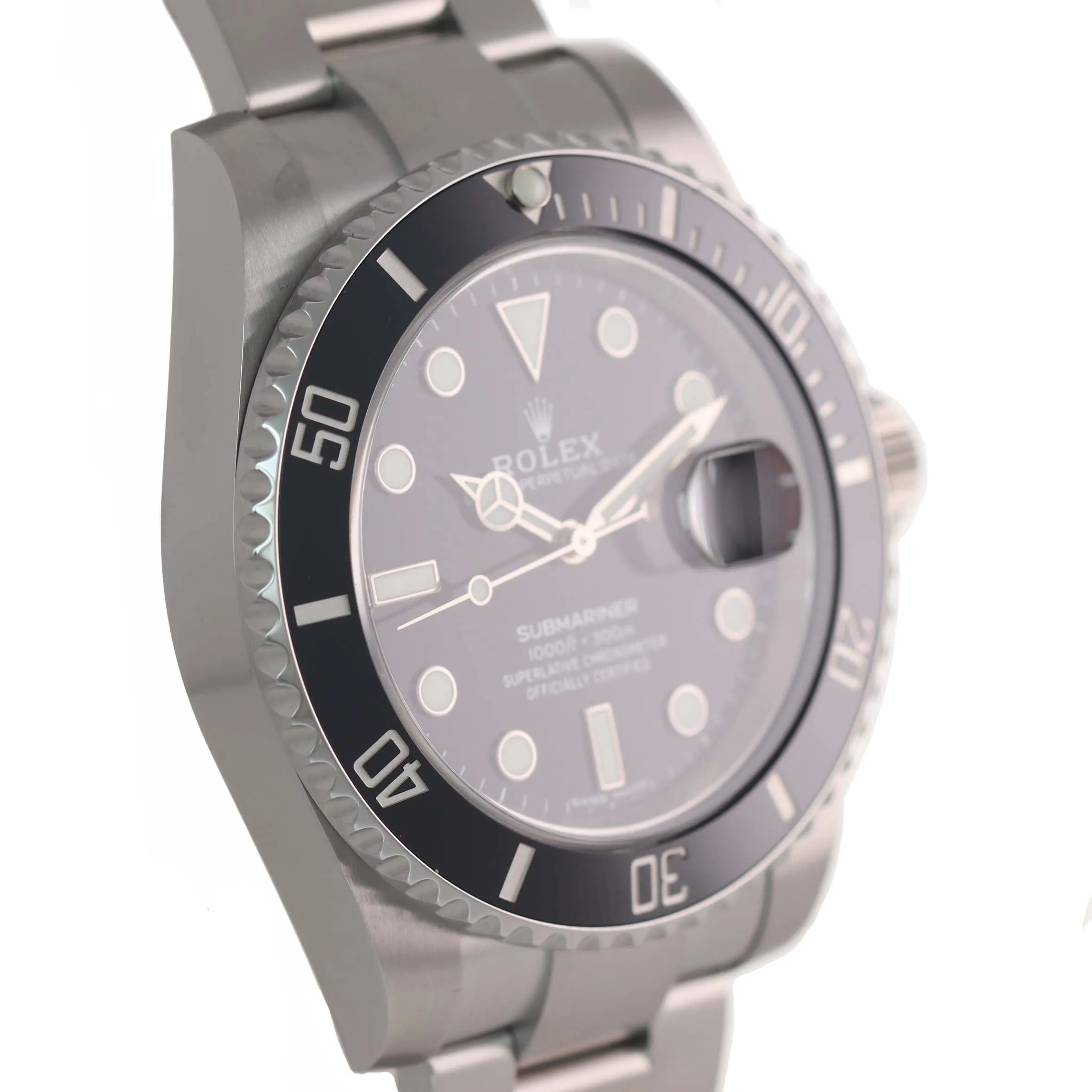NEW PAPERS 2020 Rolex Submariner 116610 Steel Black Ceramic 40mm Watch Box