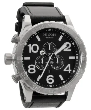 Nixon 51-30 Chronograph Black Leather Men's Watch Men's Watch A124-000