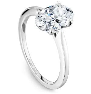 Noam Carver 14kt White Gold Oval Solitaire