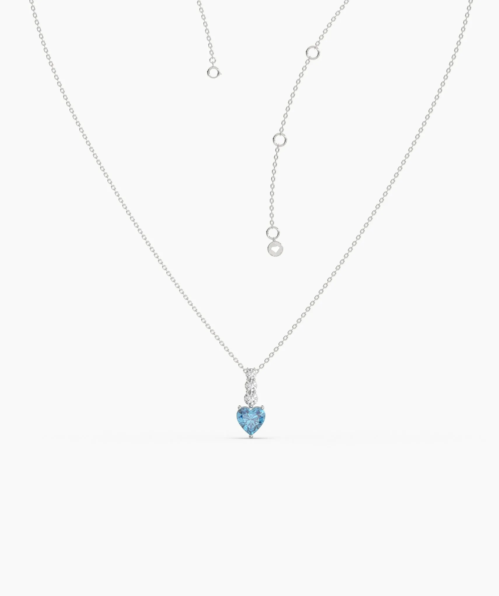 Ocean’s Embrace Heart Necklace