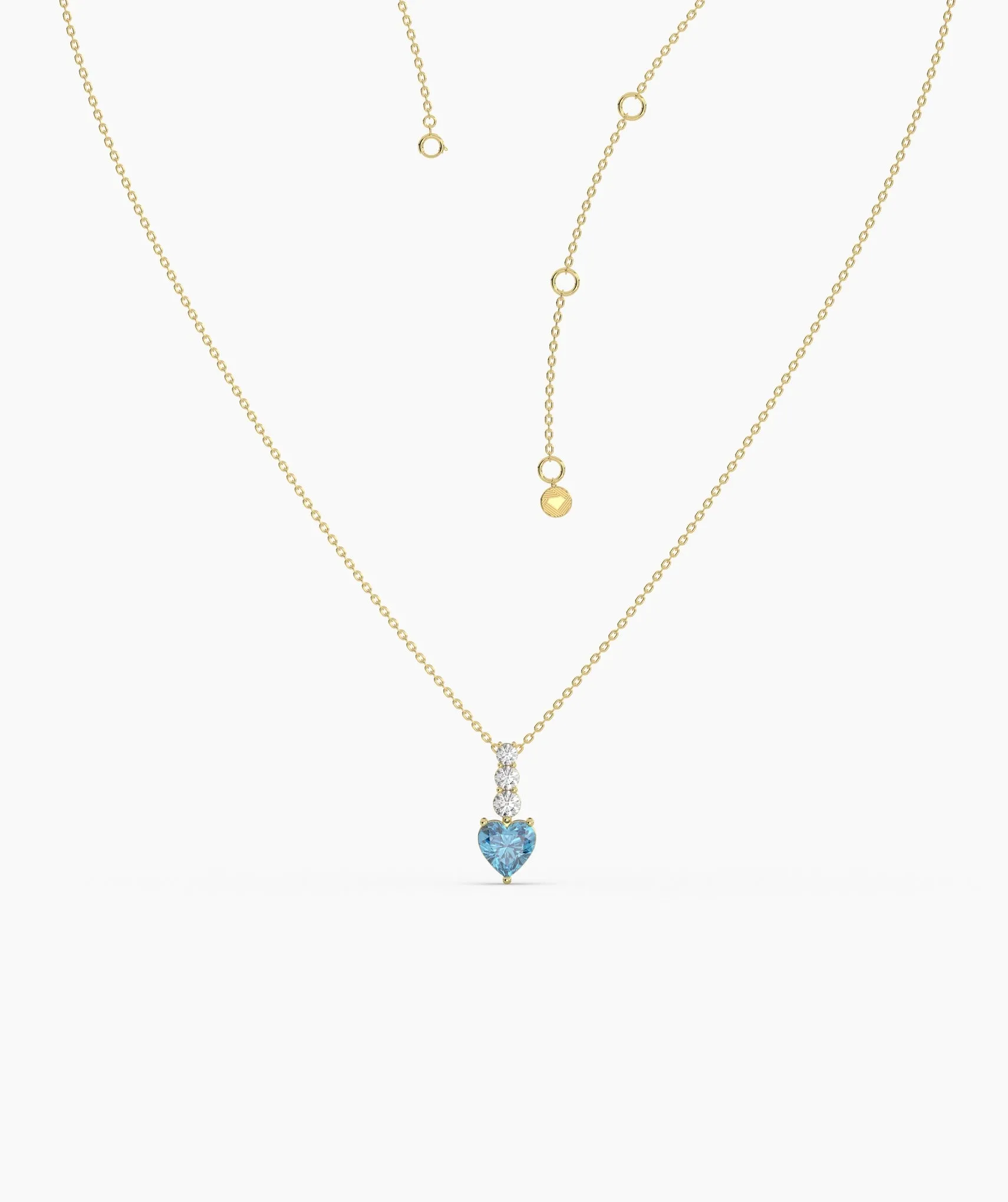 Ocean’s Embrace Heart Necklace