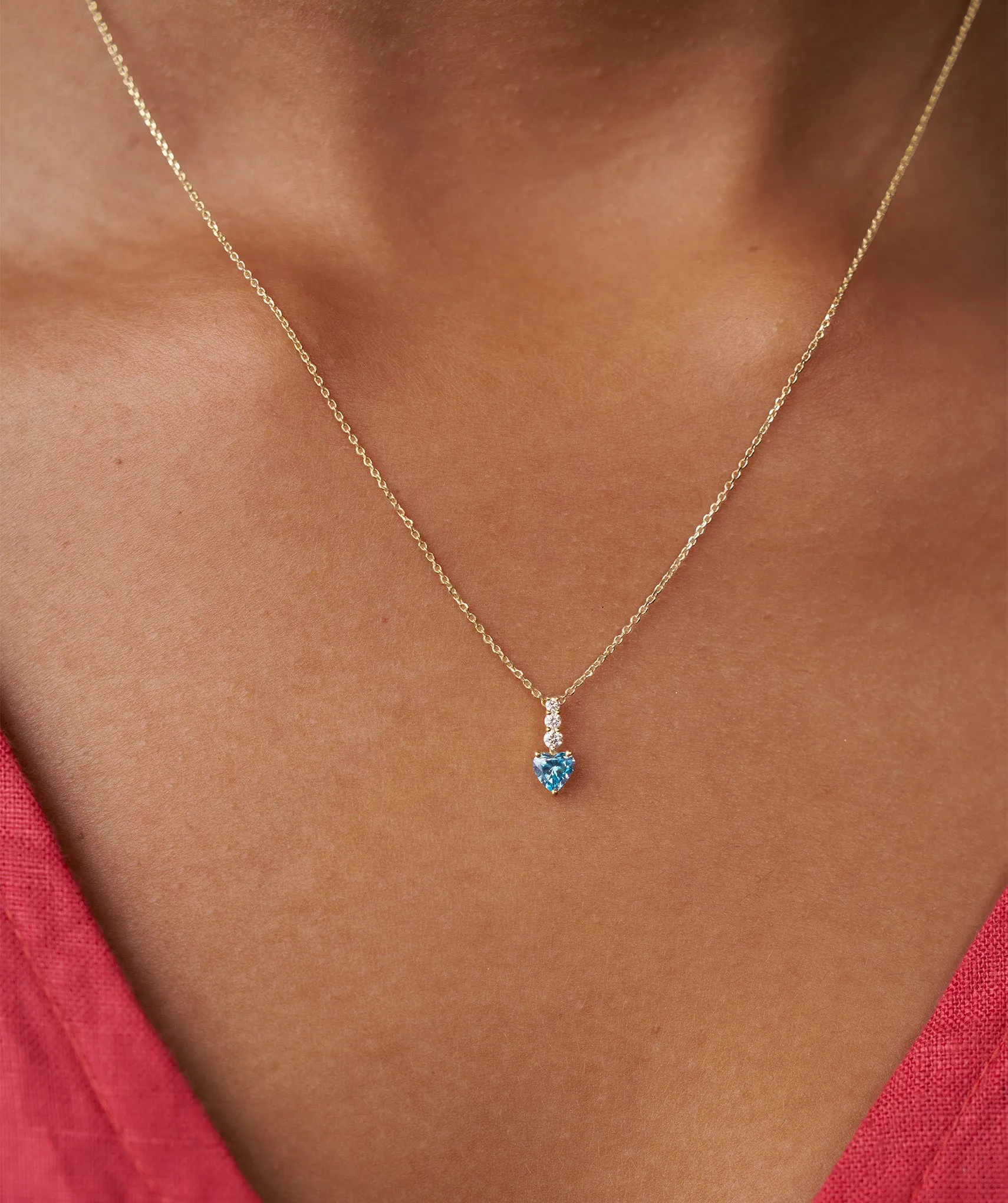 Ocean’s Embrace Heart Necklace