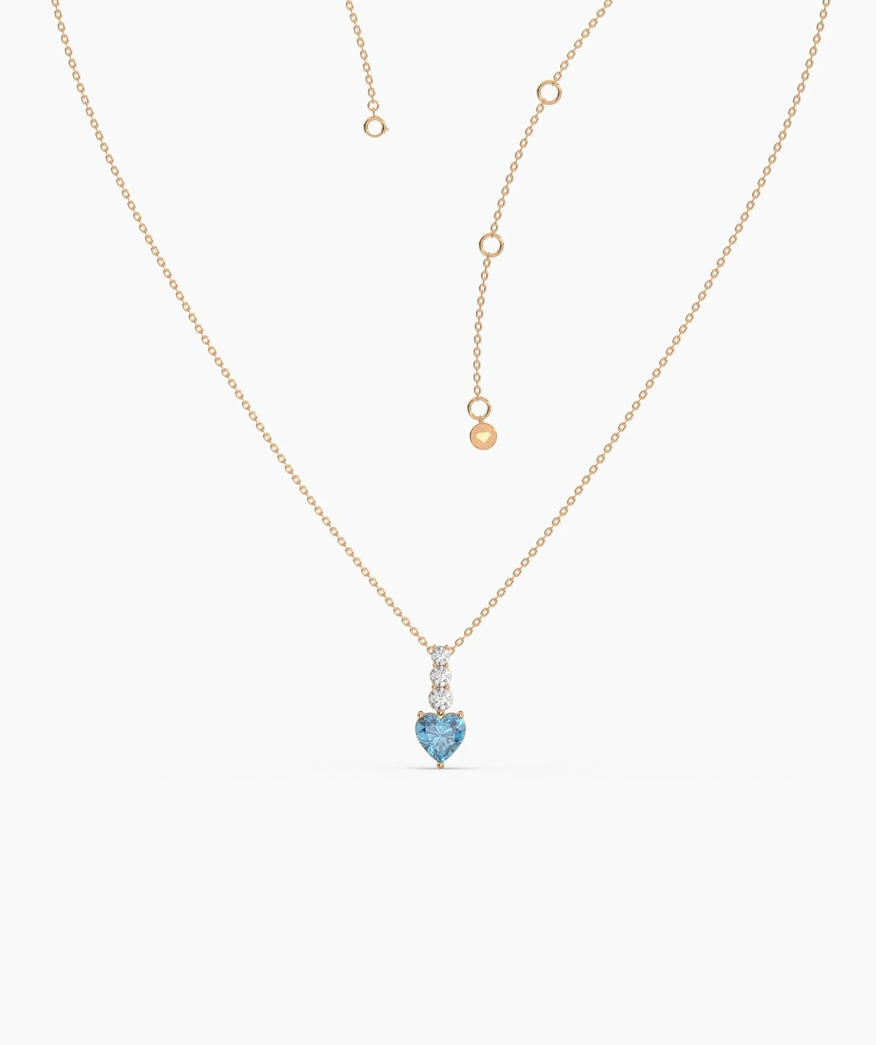 Ocean’s Embrace Heart Necklace