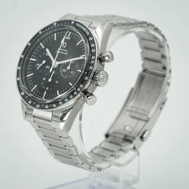Omega Speedmaster 321 Ed White Model Stainless Steel B&P '24