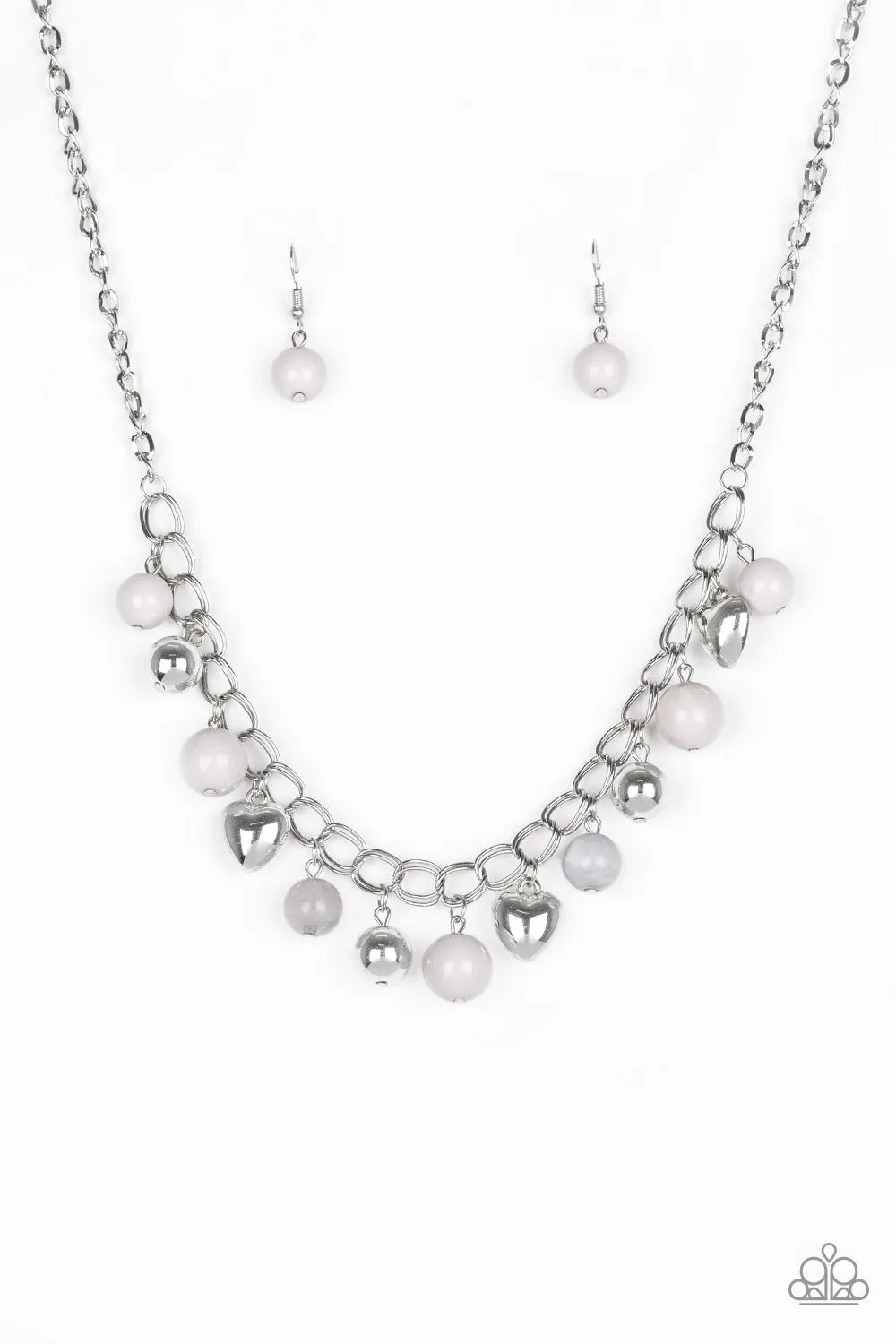 Paparazzi - Summer Fling - Silver Necklace