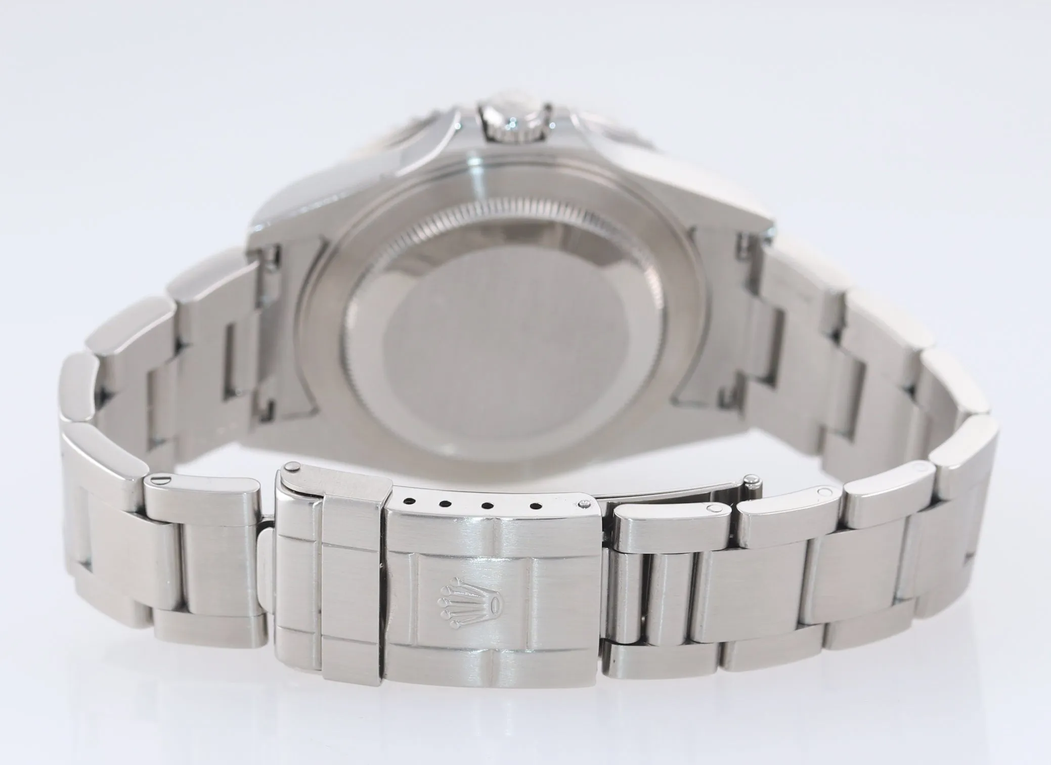 PAPERS 2005 NO HOLES Rolex GMT-Master 2 Pepsi Red Blue Steel 16710 40mm Watch